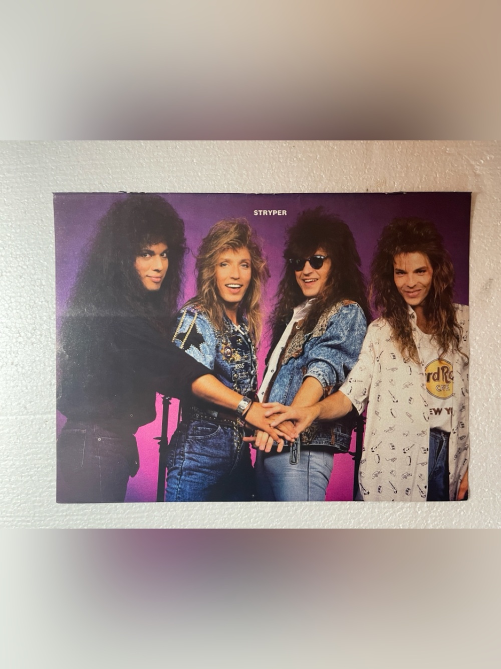 Pinup of the band Stryper